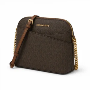 Bolsa Crossbody Michael Kors Monograma Café