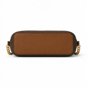 Bolsa Crossbody Michael Kors Monograma Café