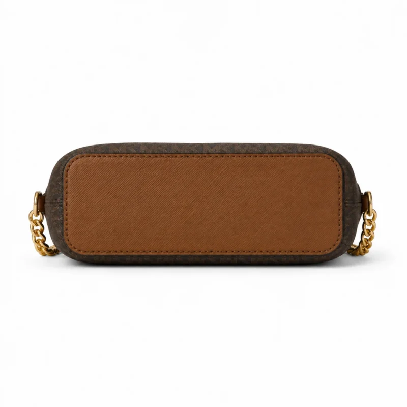 Bolsa Crossbody Michael Kors Monograma Café
