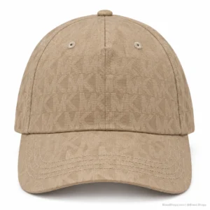 Gorra Michael Kors Monogram Caqui Ajustable