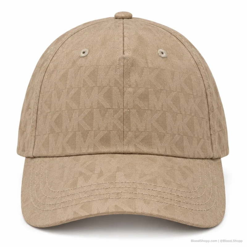 Gorra Michael Kors Monogram Caqui Ajustable