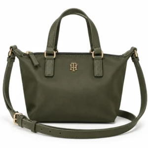Bolso Mini Tote Crossbody Tommy Hilfiger Meredith II Verde Oliva