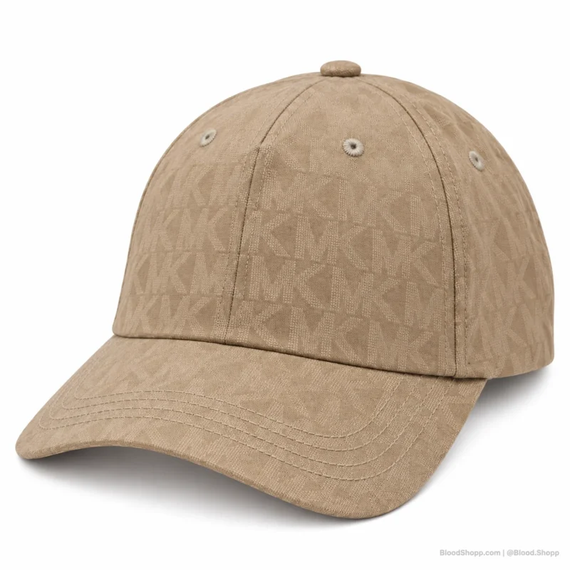 Gorra Michael Kors Monogram Caqui Ajustable