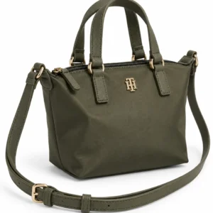 Bolso Mini Tote Crossbody Tommy Hilfiger Meredith II Verde Oliva