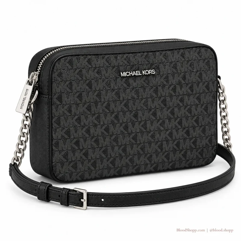 Bolsa Crossbody Michael Kors Jet Set Item LG EW Negra