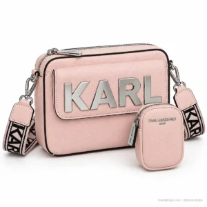 Bolsa Crossbody Karl Lagerfeld Paris Maybelle Lotus con Pouch