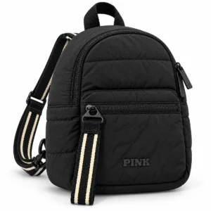 Mochila Mini Convertible PINK by Victoria’s Secret Negra