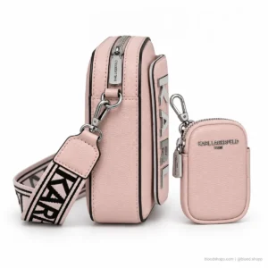 Bolsa Crossbody Karl Lagerfeld Paris Maybelle Lotus con Pouch