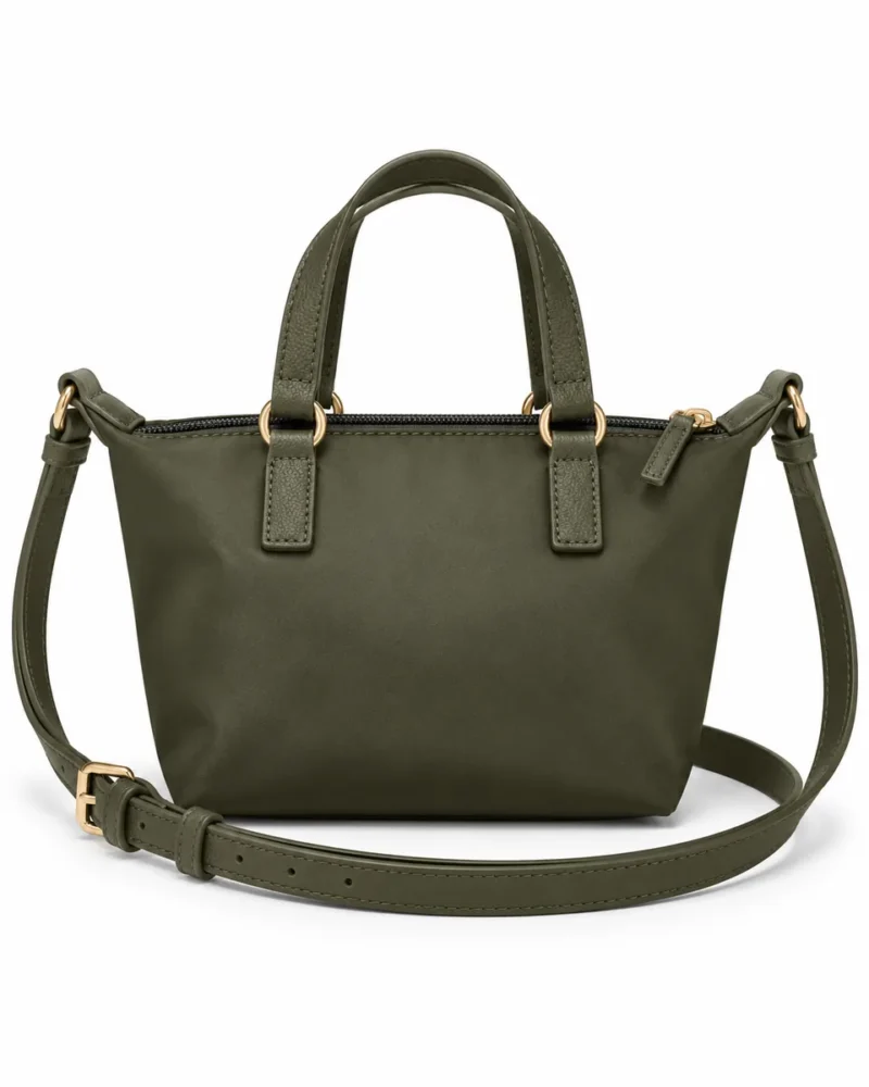 Bolso Mini Tote Crossbody Tommy Hilfiger Meredith II Verde Oliva