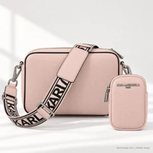 Bolsa Crossbody Karl Lagerfeld Paris Maybelle Lotus con Pouch
