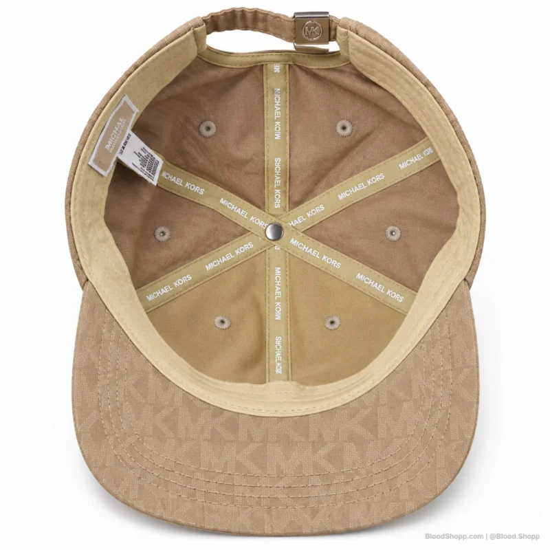 Gorra Michael Kors Monogram Caqui Ajustable