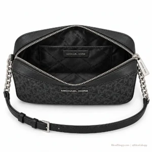 Bolsa Crossbody Michael Kors Jet Set Item LG EW Negra