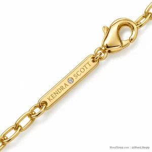 Collar Kendra Scott Henley Charm Strand Gold/Pink Mix