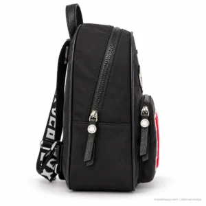 Mochila Karl Lagerfeld Paris Khloe Amour LH5KX8CD Negra con Parches KL