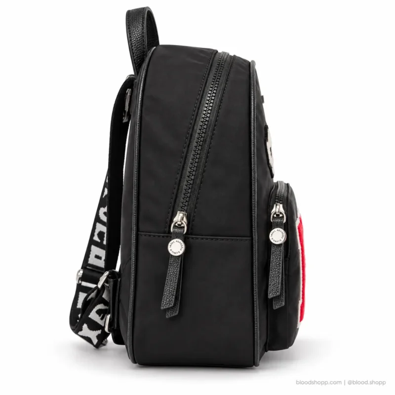 Mochila Karl Lagerfeld Paris Khloe Amour LH5KX8CD Negra con Parches KL