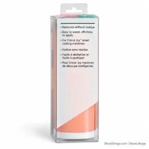 Lateral de Cricut Joy Smart Vinyl Removable con beneficios de uso y compatibilidad