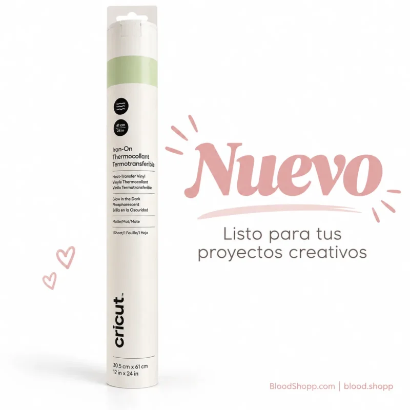 Cricut Glow-in-the-Dark Iron-On para proyectos creativos y personalización textil